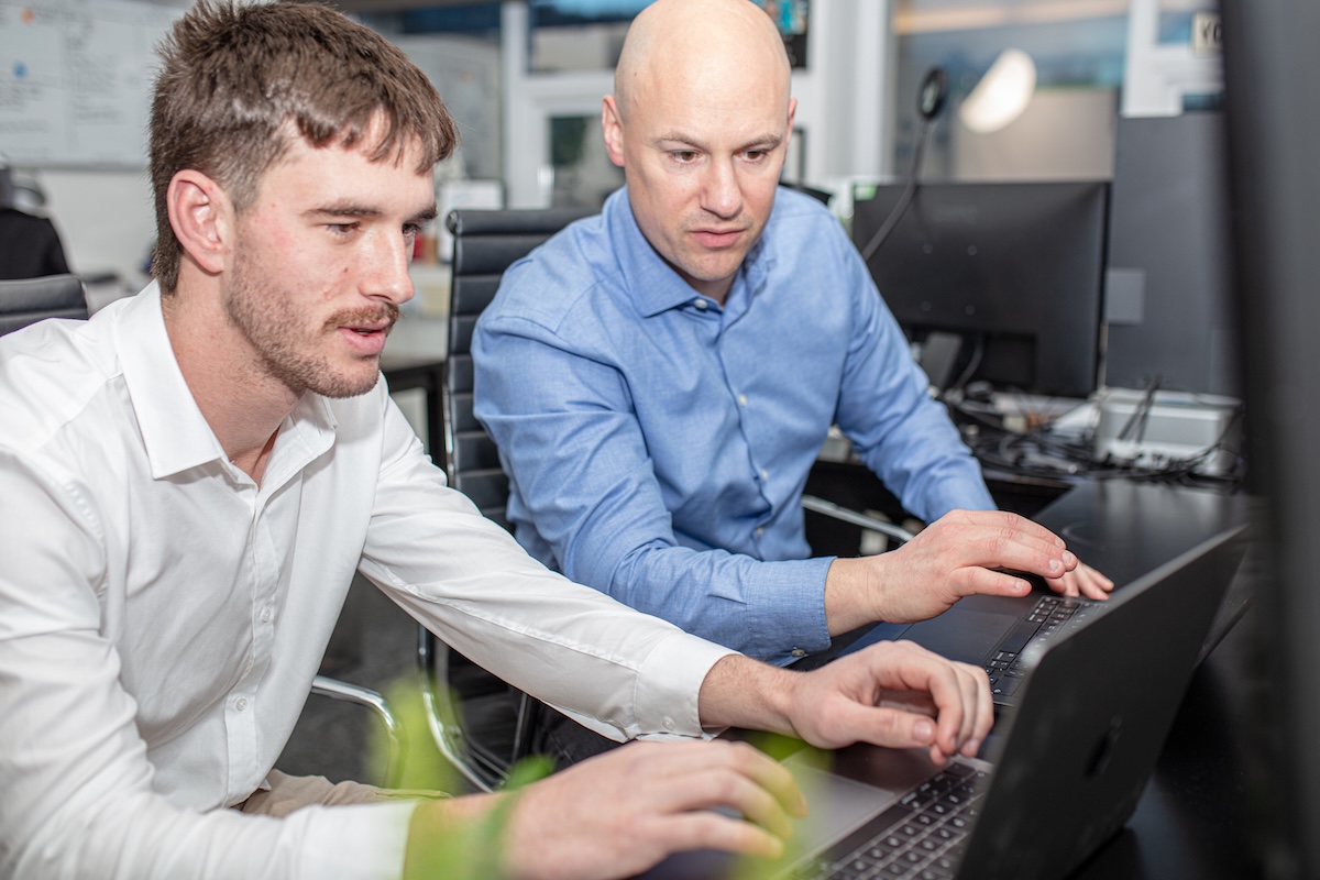 The Halizona team working on a client's digital marketing